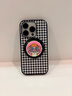 PopSockets【黑夜浪漫·手機殼】泡泡騷手機支架氣囊伸縮防摔手機殼黑白棋盤(pán)iPhone 17/16 Pro Max手機保護套 黑白棋盤(pán) iPhone 15 Pro 曬單實(shí)拍圖