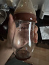 世喜新生兒奶瓶0-6月嬰兒玻璃奶瓶防脹氣仿母乳奶嘴 240ml（3-7月） 曬單實(shí)拍圖
