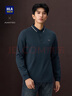 HLA海瀾之家長(cháng)袖polo衫男秋季25輕商務(wù)Chic Ageless彈力打底衫男 曬單實(shí)拍圖