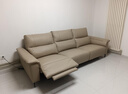 顧家家居（KUKA）門(mén)店同款零靠墻現代簡(jiǎn)約電動(dòng)功能皮沙發(fā)6196燕麥色三人位2電動(dòng) 曬單實(shí)拍圖