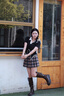 達芙妮棕色長(cháng)筒靴子女2025新款秋季百搭西部牛仔靴厚底顯瘦不過(guò)膝騎士靴 棕色【調節兩穿】單里 39 曬單實(shí)拍圖