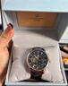 天王（TIAN WANG）男士手表皮帶鏤空機械表防水品牌國表情人節禮物送老公5963 黑盤(pán)黑帶5963 曬單實(shí)拍圖