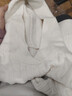 歐貝汐連帽毛衣女秋冬慵懶風(fēng)外套2025新款小個(gè)子內搭打底針織衫灰色上衣 米色 均碼 【建議80-120斤】 曬單實(shí)拍圖