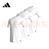 阿迪達斯Adidas短袖男女同款T恤男生親膚舒適情侶家居服運動(dòng)上衣 曬單實(shí)拍圖
