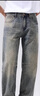 UR2026春季新款男裝復古水洗直筒棉質(zhì)牛仔長(cháng)褲UUY850021 深灰藍 32 曬單實(shí)拍圖