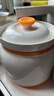 SPHE正品蘇泊陶瓷電燉鍋煮粥熬粥神器家用大容量全自動(dòng)煲湯燉湯鍋電燉輔食鍋插電燉盅BB快慢燉湯鍋 1.8L 橘橙色[智能預約款] 曬單實(shí)拍圖