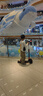 斯威（SWAY） 滑板車兒童 2-3-6-10-15歲寶寶大童滑滑車閃光輪折疊小孩踏板車 騎士黑-加寬閃光大輪+高度可調 曬單實拍圖