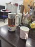 九陽(yáng)（Joyoung）迷你養生壺一人壺辦公室家用養生杯燒水杯316L煮茶燉壺 乳白色 0.6L 曬單實(shí)拍圖