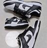 NIKE 耐克男女低幫休閑板鞋DUNK輕盈緩震青少年運動(dòng)小白鞋時(shí)尚滑板鞋  曬單實(shí)拍圖