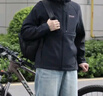 諾詩(shī)蘭岡仁Ⅱ軟殼外套男杜邦三防防風(fēng)保暖耐磨抗菌戶外登山服 石墨藍(lán)色-74E 180 曬單實(shí)拍圖