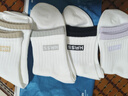 雪中飛女士襪子女春夏季中筒襪日系ins百搭潮流款長(cháng)筒棉襪束腰防滑5雙裝 曬單實(shí)拍圖