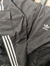 adidas經(jīng)典三條紋運動連帽夾克外套男女秋季阿迪達斯三葉草 深灰   XL 曬單實拍圖