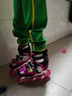 樂(lè )秀（ROADSHOW） 輪滑鞋兒童速滑鞋平花旱冰鞋專(zhuān)業(yè)男女童碳纖維競速鞋溜冰鞋RX3CT 玫紅單鞋【送大禮包】 M (33-35) 曬單實(shí)拍圖