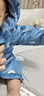 babylove【清倉】嬰幼兒羽絨服輕薄羽絨外套冬保暖連帽上衣三防寶寶鴨絨服 挼藍色 80 cm 曬單實(shí)拍圖