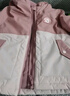 戴維貝拉兒童棉服冬裝男童連帽外套女童洋氣棉衣女寶寶 曬單實(shí)拍圖