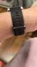 華為（HUAWEI）HUAWEI QuickLink 韻律黑氟橡膠表帶 表帶寬度20mm 適配WATCH FIT4 / WATCH FIT3 曬單實(shí)拍圖