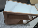 源氏木語(yǔ) 輕奢沙發(fā)邊柜側邊柜巖板邊幾角幾實(shí)木北歐客廳窄移動(dòng)邊桌 橡木原木色0.3m邊幾魚(yú)肚白Y00J26 曬單實(shí)拍圖