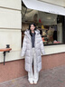 ONLY2025冬季新款厚實(shí)保暖立領(lǐng)連帽寬松長(cháng)款羽絨服女|125412001 C42蒸汽藍灰色 XS 曬單實(shí)拍圖