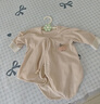 巴厘小豬嬰兒包屁衣新生兒連體衣春季爬爬服初生兒三角哈衣小 藜麥色   73cm 曬單實(shí)拍圖