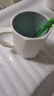 夢(mèng)庭 抗菌刷牙杯漱口杯牙刷杯成人兒童洗漱杯水杯 1只裝 曬單實(shí)拍圖