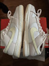 耐克女子輕便平底運動(dòng)鞋冬季膠底低幫板鞋NIKE DUNK LOW FB7910 601柔粉/椰奶色/淺銀灰 38 曬單實(shí)拍圖