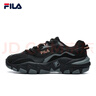 斐樂(lè )（FILA）男女同款跑步鞋舒適輕便慢跑透氣休閑運動(dòng)鞋百搭掠奪者情侶鞋 黑/中灰-BM【男款】 42 曬單實(shí)拍圖