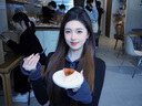 舒芳蝶（shufangdie）韓系高級感黑色長袖針織連衣裙女春秋翻領修身收腰顯瘦打底長裙子 【黑色】 M 曬單實拍圖