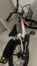 飛鴿（PIGEON）兒童自行車(chē)男女童車(chē)小孩單車(chē)小學(xué)生車(chē)寶寶折疊車(chē)自行車(chē)粉色18寸 曬單實(shí)拍圖