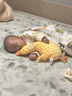 舒貝怡2件裝嬰兒衣服滿(mǎn)月新生兒連體衣周歲寶寶爬服春秋款哈衣黃色73 曬單實(shí)拍圖