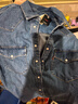 Levi's李維斯女士美式經(jīng)典翻領(lǐng)時(shí)尚寬松簡(jiǎn)約舒適藍色上衣牛仔襯衫 淺藍色 86832-0018 S 曬單實(shí)拍圖