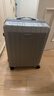 新秀麗（Samsonite）行李箱20英寸+28英寸拉桿箱子母套裝箱旅行密碼箱N(xiāo)X0銀色 曬單實(shí)拍圖