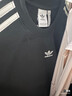 adidas廓形法式毛圈布運動(dòng)圓領(lǐng)衛衣套頭衫男裝秋季阿迪達斯三葉草 黑色   XL 曬單實(shí)拍圖