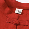 A 21 FUNB寶寶周歲生日漢服兒童唐裝男童套裝中國風(fēng)禮服幼兒園男寶中秋古裝 紅色 大紅色套裝 90 建議70-85CM周歲 體重17-23 曬單實拍圖