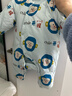 papa爬爬冬季男女寶寶夾棉連體衣嬰兒棉爬服外出保暖純棉可愛(ài) 淺藍色 73cm 曬單實(shí)拍圖