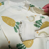 童泰（TONGTAI）嬰兒套裝春秋季純棉寶寶衣服兒童家居服內(nèi)衣上衣高腰褲子黃色80cm 曬單實拍圖