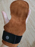 京東京造 硬拉助力帶引體向上健身握力帶 牛皮護掌單杠啞鈴舉重訓練護手腕 曬單實(shí)拍圖