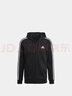 adidas休閑連帽拉鏈夾克外套男裝秋季阿迪達(dá)斯官方輕運(yùn)動(dòng)GK9032   黑色/白   XL 曬單實(shí)拍圖