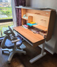 護童（Totguard）櫸木兒童學(xué)習桌椅套裝可升降學(xué)生寫(xiě)字書(shū)桌 星辰1號-X+G985_奇思藍 曬單實(shí)拍圖