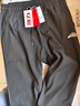 回力（Warrior）休閑褲男春秋季直筒闊腿褲子男運動(dòng)衛褲男百搭長(cháng)褲男褲 黑色2XL 曬單實(shí)拍圖