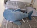 名創(chuàng  )優(yōu)品（MINISO）海洋系列鯊魚(yú)公仔趴姿毛絨玩具娃娃睡覺(jué)室內臥室辦公室生日禮物 曬單實(shí)拍圖