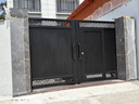鋁合金平移門(mén)別墅大門(mén)庭院大門(mén)鋁雕大門(mén)農村自建房電動(dòng)單雙開(kāi)門(mén)院子門(mén)花園門(mén) 定制尺寸和顏色 曬單實(shí)拍圖
