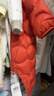 巴拉巴拉童裝嬰兒連體衣輕薄羽絨服寶寶衣服2025冬裝抱衣爬服男童女童萌趣 紅色糖葫蘆-白鴨絨 90 cm-充絨量47g 曬單實(shí)拍圖