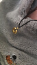 中國黃金（CHINA GOLD）平安扣黃金項(xiàng)鏈男女同款足金黑繩吊墜紀(jì)念日生日禮物送男女朋友 金重約6.5g【活動(dòng)定制款不支持7天無理由退換貨】 【克重多退少補(bǔ)】 曬單實(shí)拍圖
