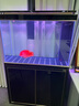 森森（SUNSUN）大型魚(yú)缸底過(guò)濾水族箱客廳家用落地玻璃生態(tài)金魚(yú)缸 超白款升級底濾 1米長(cháng)42cm寬（黑白可選） 曬單實(shí)拍圖