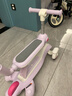babycare五合一兒童全能滑板車1-3-6歲小孩寶寶代步車寶寶車遛娃神器 【可滑可推可騎】黎空紫-無(wú)圍欄 曬單實(shí)拍圖