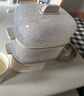 小熊（Bear）煮蛋器 蒸蛋器 雙層家用多功能 高溫保護(hù)早餐蛋羹迷你電蒸鍋  ZDQ-D12R3配蒸碗 曬單實(shí)拍圖