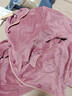 曲果（QUGUO）品牌睡衣女士秋冬季長(cháng)袖海島絨冬天薄款絨質(zhì)秋冬款開(kāi)衫家居服套裝 9937嫣紫色 XL 【建議120-140斤】 曬單實(shí)拍圖