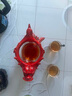 龍鳳呈祥玻璃懶人茶具套裝家用磁吸自動(dòng)茶具透明茶壺茶杯整套 龍鳳呈祥泡茶器（龍鳳杯架+蓋碗+公道杯）+6個(gè)杯子 1個(gè) 曬單實(shí)拍圖