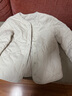 無(wú)印良品（MUJI） 女式 蓬松棉服絎縫夾克 女裝外套女款棉衣25年秋冬 BD10NA5A 象牙色 M (160/84A) 曬單實(shí)拍圖