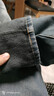 真維斯加絨牛仔褲男冬季加厚重磅棉水洗復古潮牌直筒褲男士闊腿休閑長(cháng)褲 曬單實(shí)拍圖